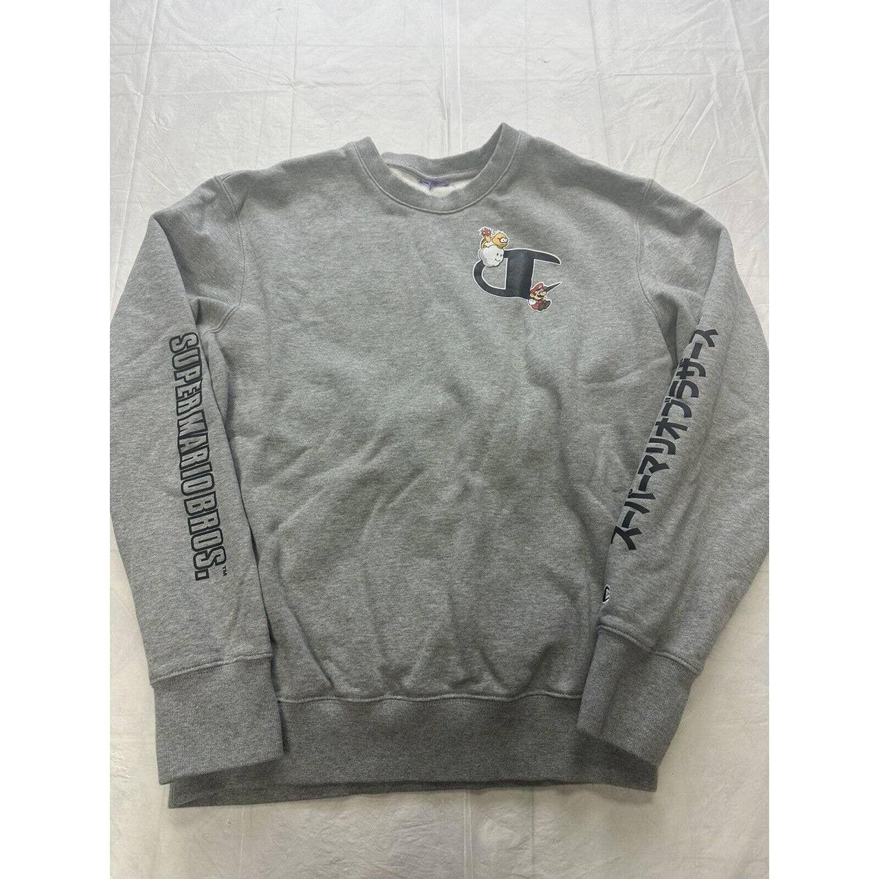 Champion x Super Mario Bros. Crew Neck Sweatshirt Depop