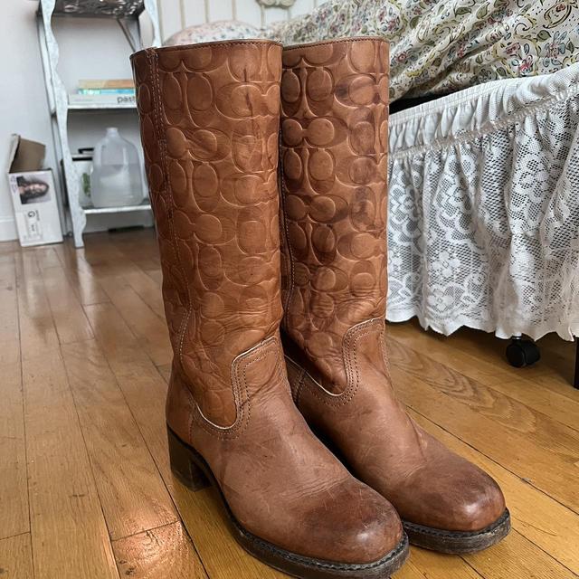 Frye coach sales boots