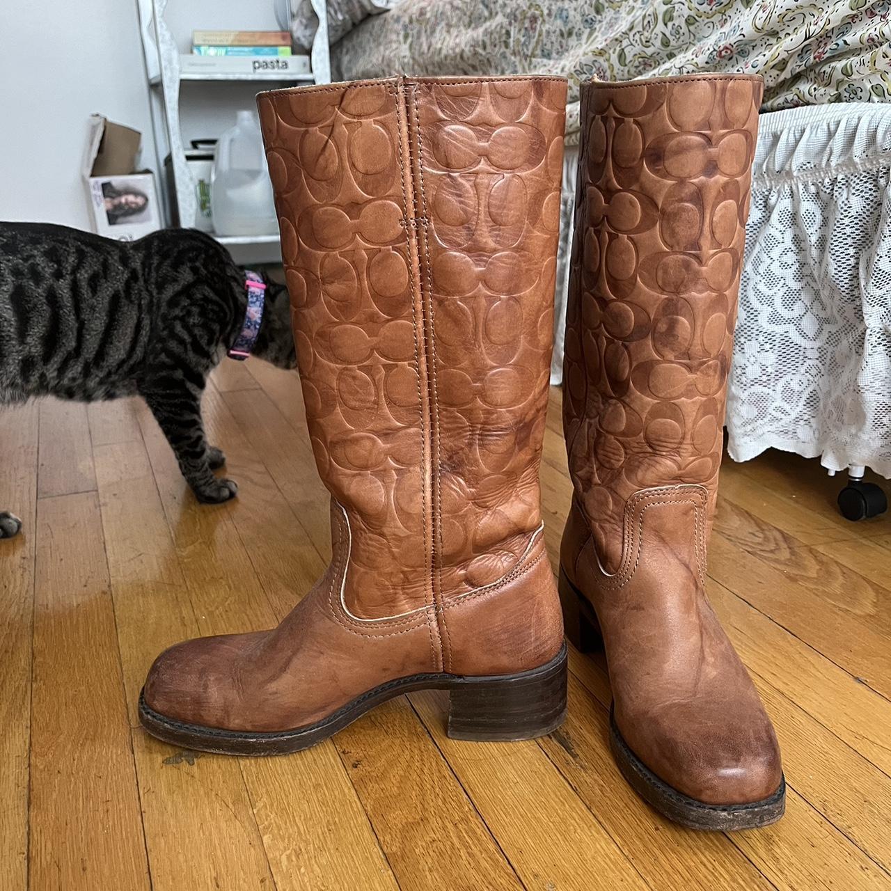 Frye hotsell coach boots