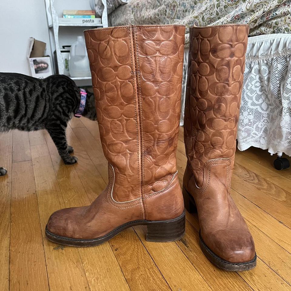 frye coach boots