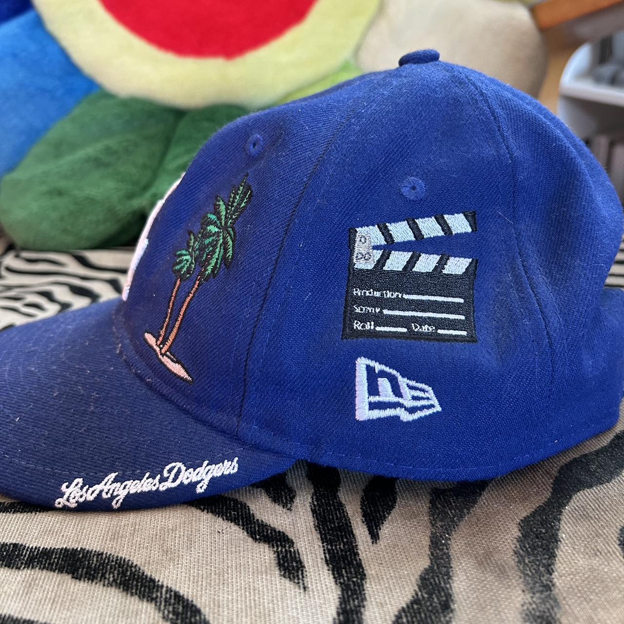 Dodgers vintage hat fits small good condition - Depop