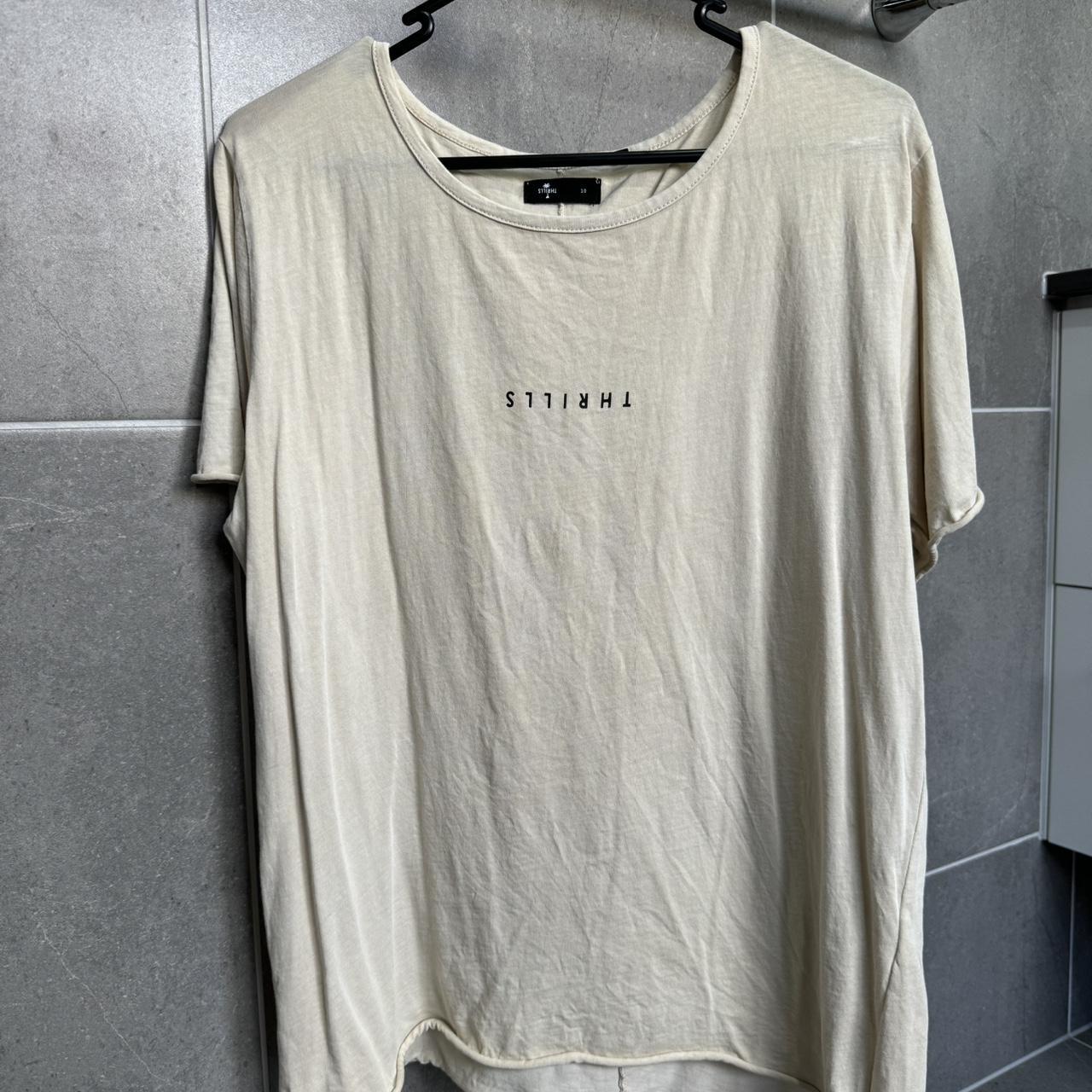 Thrills Tee - $10 Super thin, lightweight... - Depop