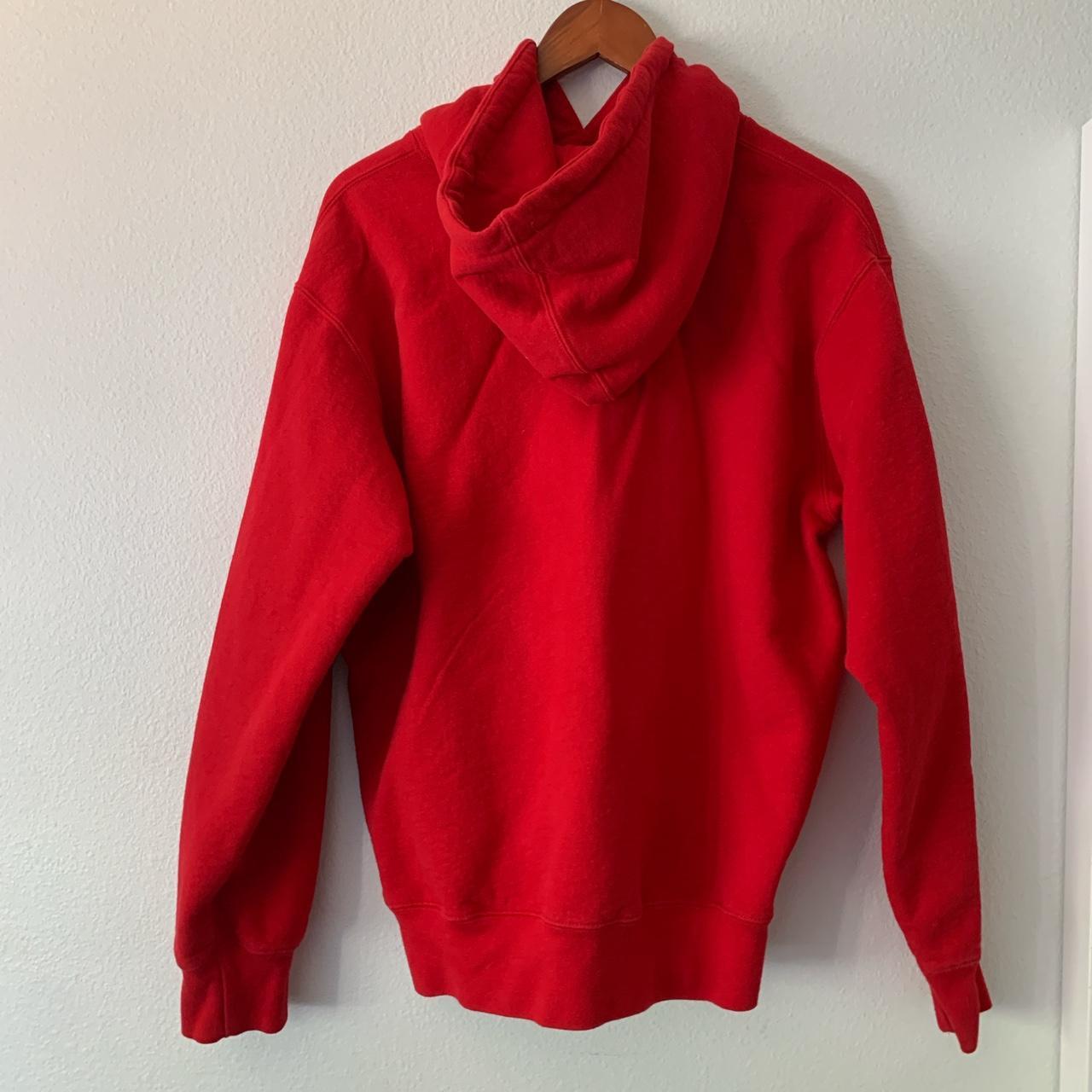 Supreme NY World Famous Red Hoodie (Good as new with - Depop