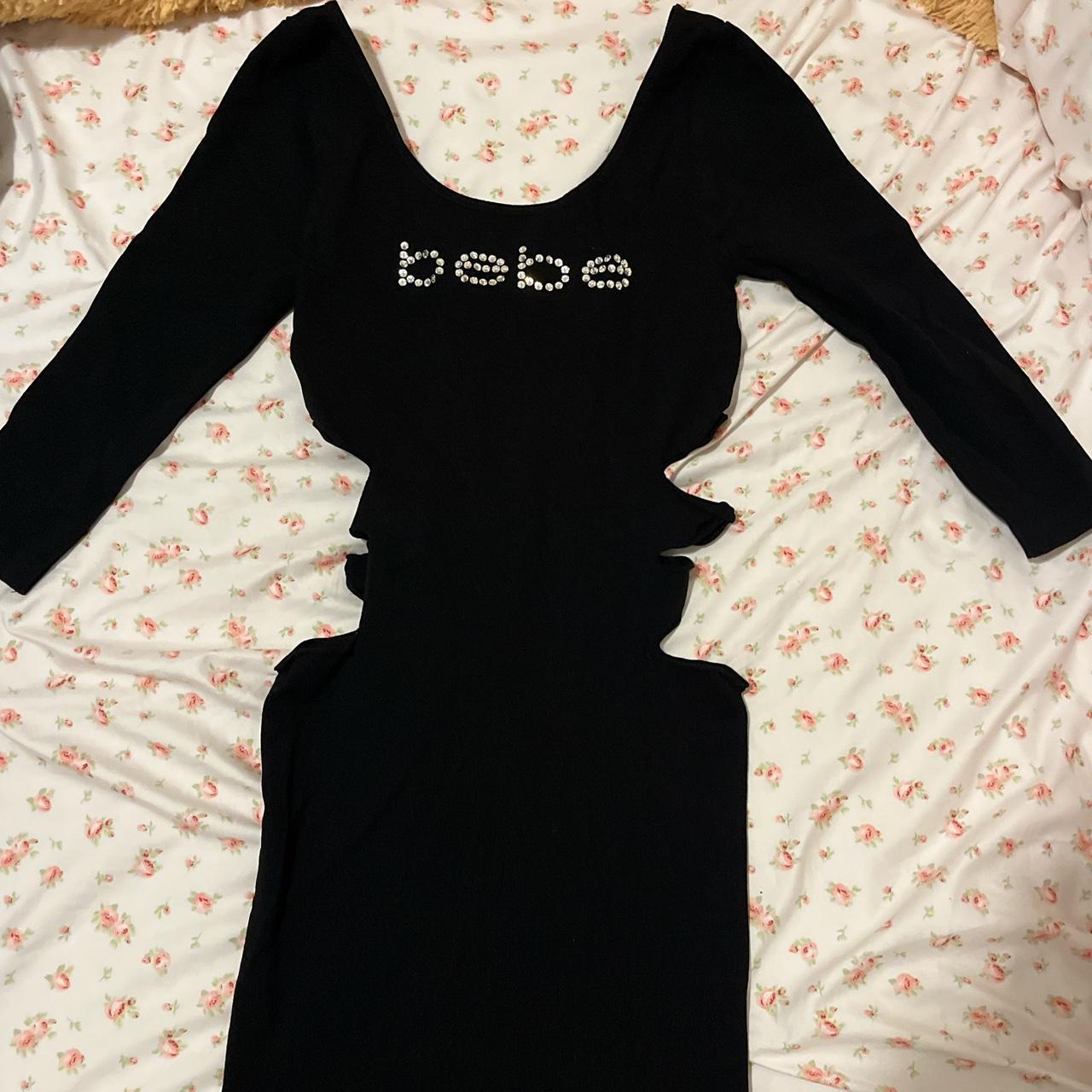 Bebe hot sale cutout dress