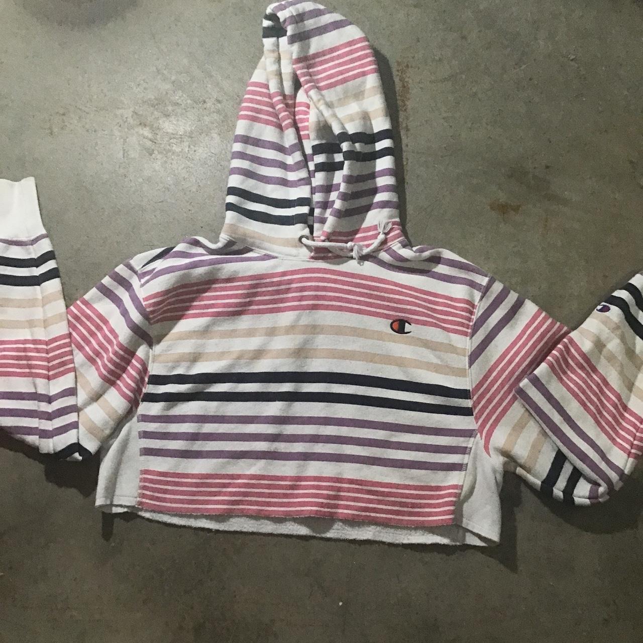 Striped on sale champion sweatsuit