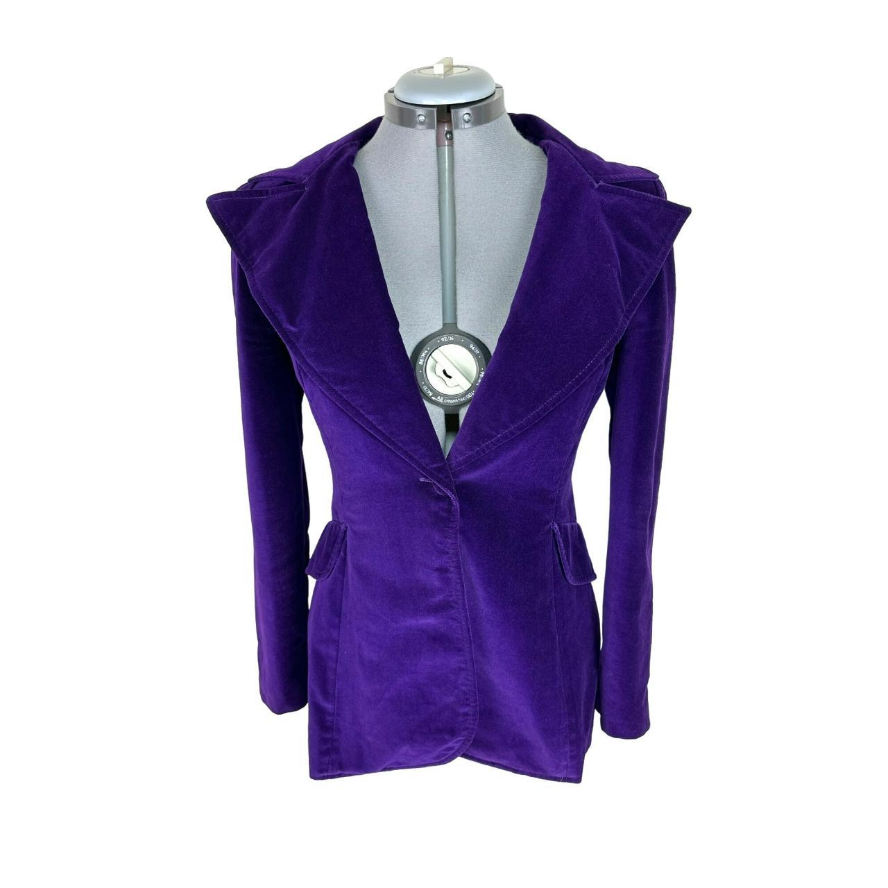 Tami Blazer Women's Medium Vintage 60s Velvet Velour...