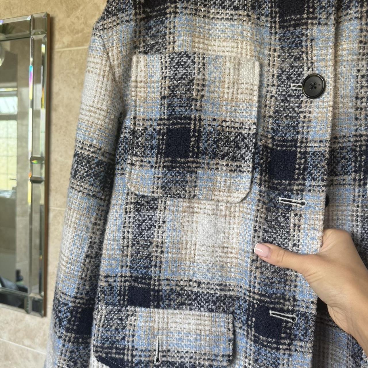 And Spencer Per Una Shacket Per Una Blue Shacket Depop