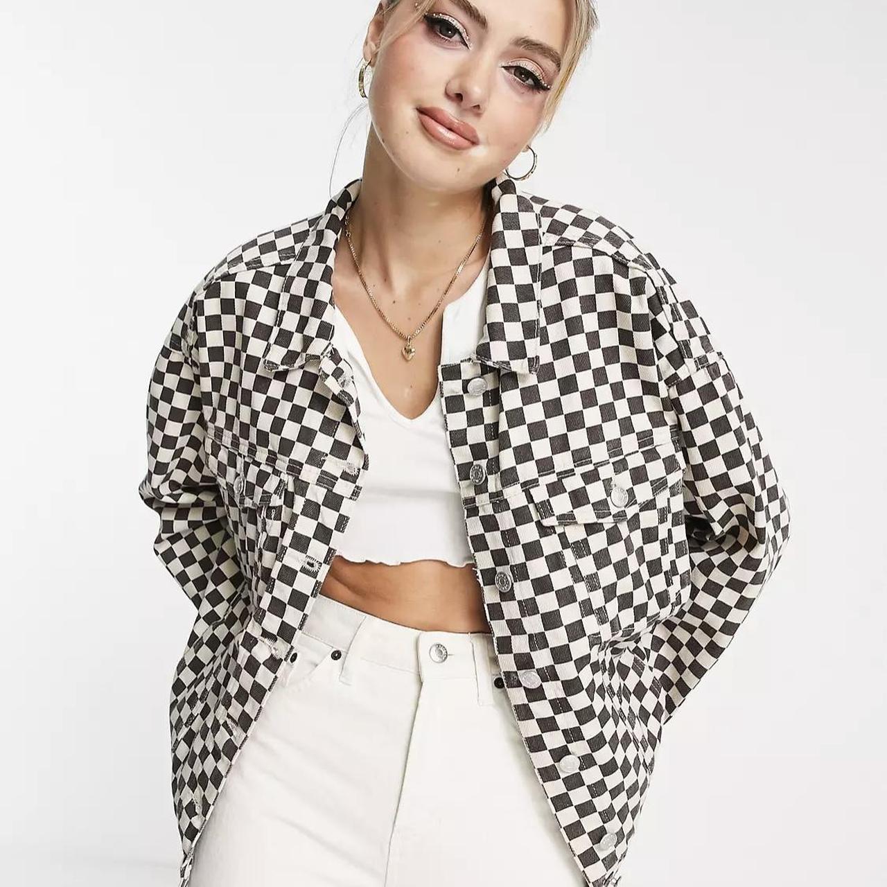 Checkerboard jacket cheap