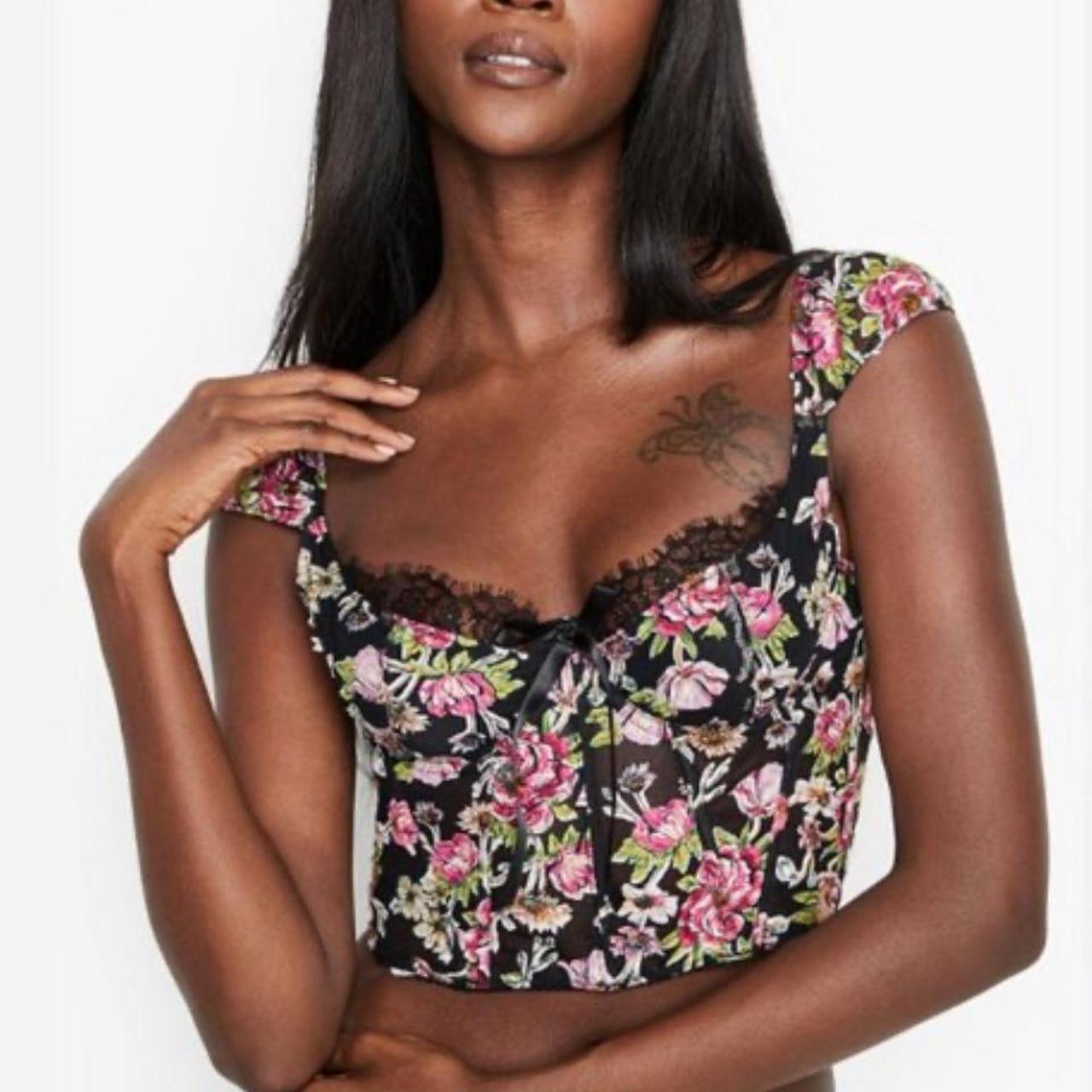 Victoria on sale Secret Floral Corset