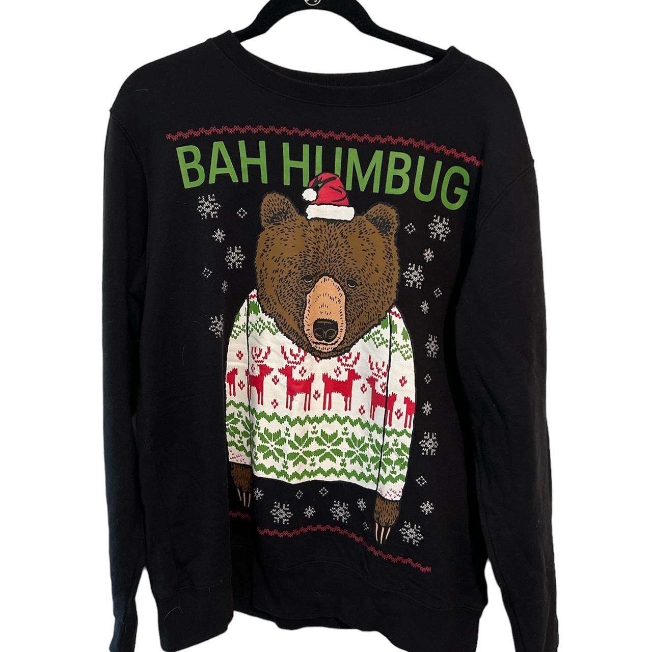 Bah humbug jumper mens best sale