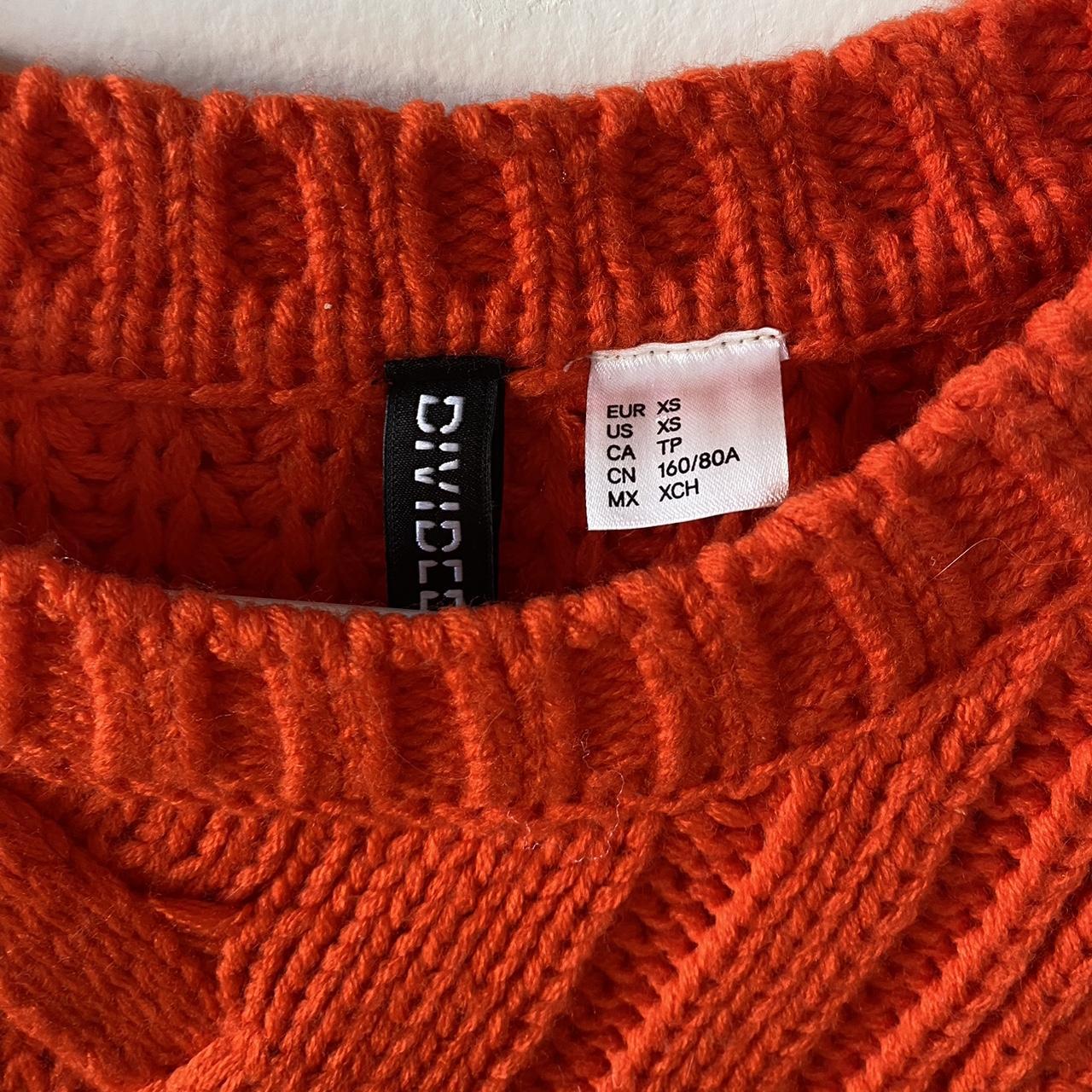 H&m orange outlet sweater