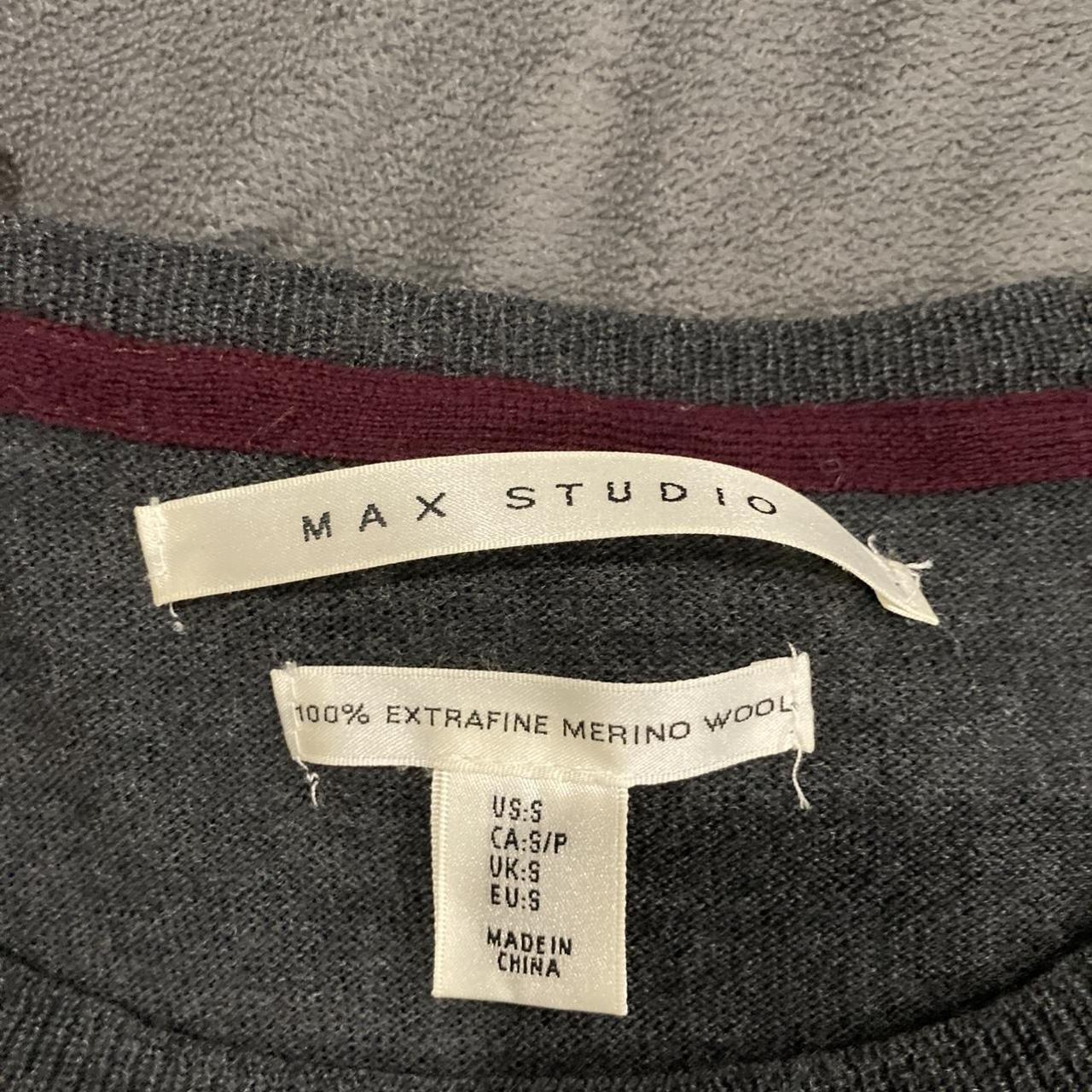 Max studio extra shop fine merino wool