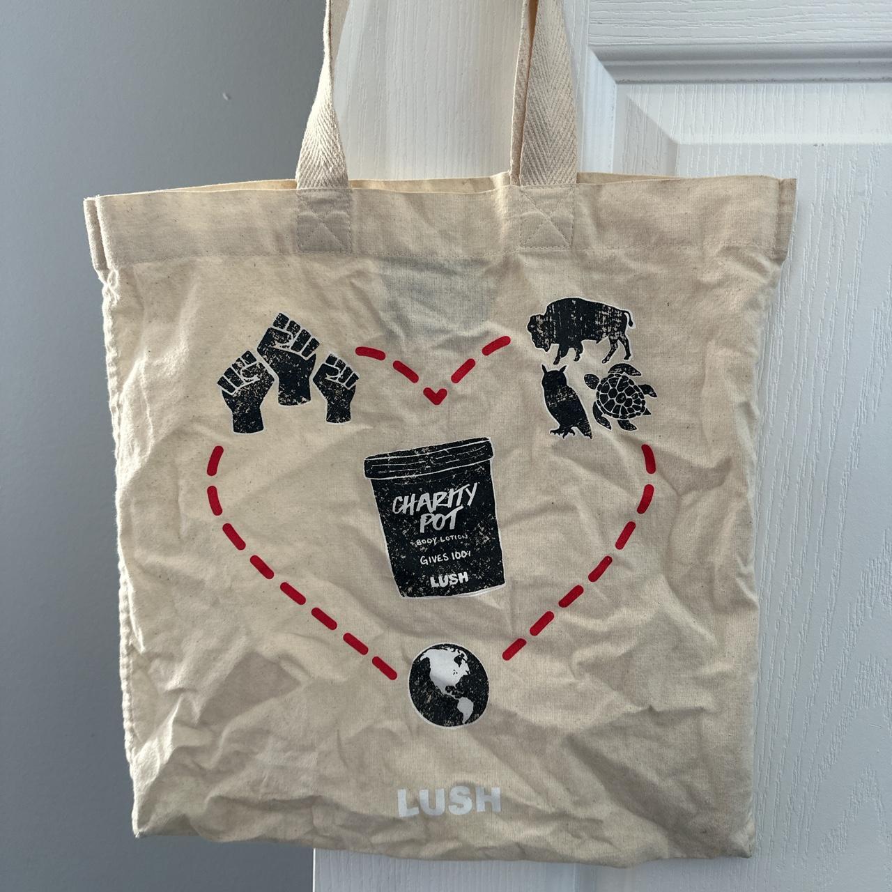 Lush discount tote bag