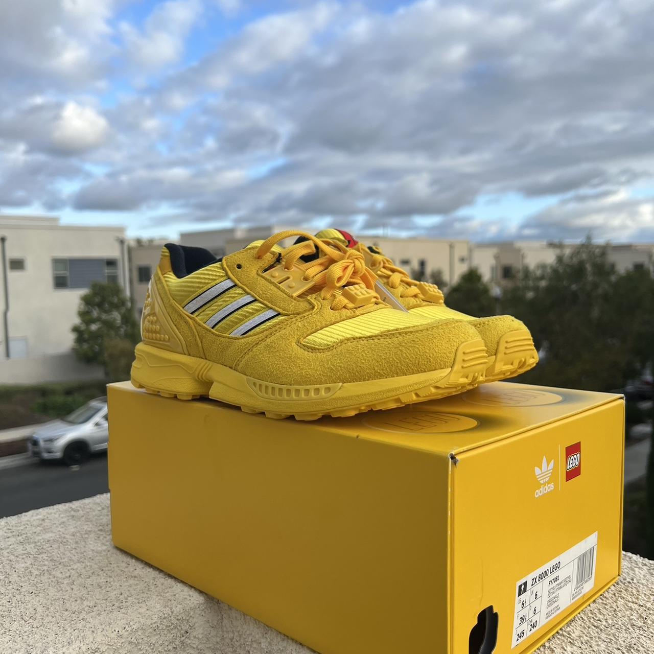 Adidas ZX 8000 Lego, Yellow pack, size 8.5 wmns, | Depop