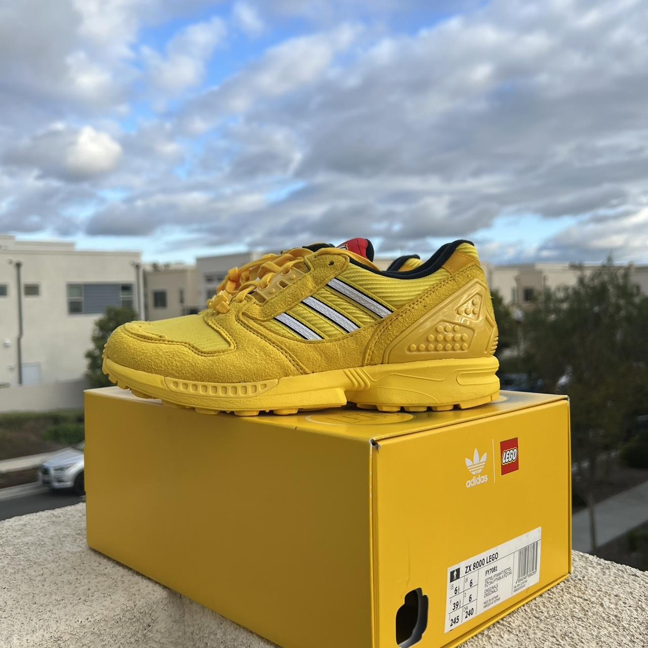 Adidas ZX 8000 Lego, Yellow pack, size 8.5 wmns, | Depop