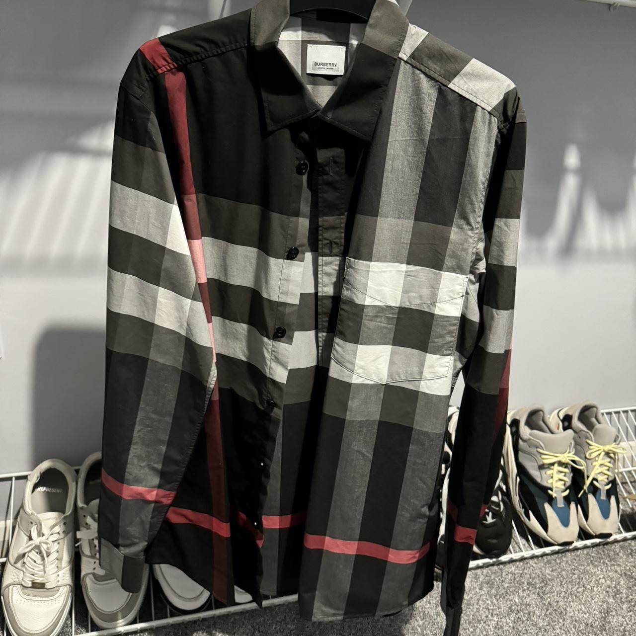 Burberry Somerton long sleeve shirt Worn once Depop