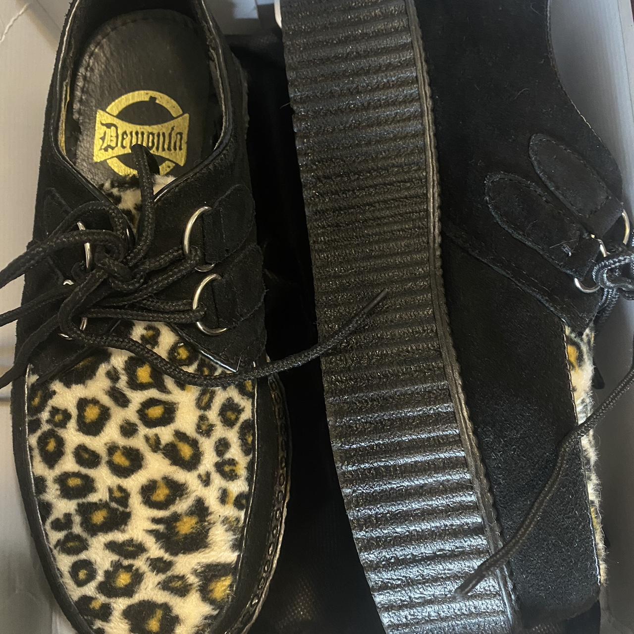 Demonia on sale leopard creepers