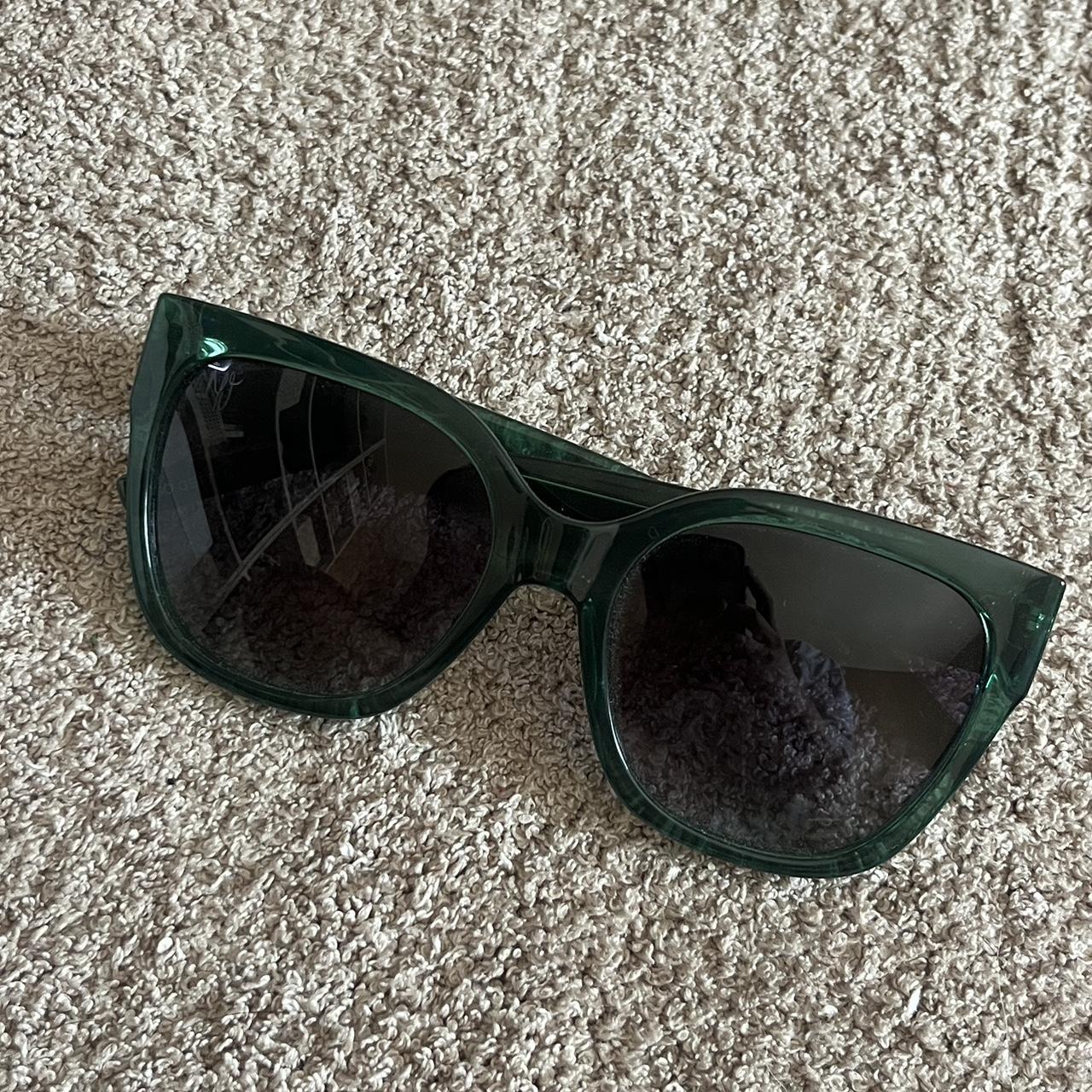 mikayala x dime collab sunglasses dark green never... Depop