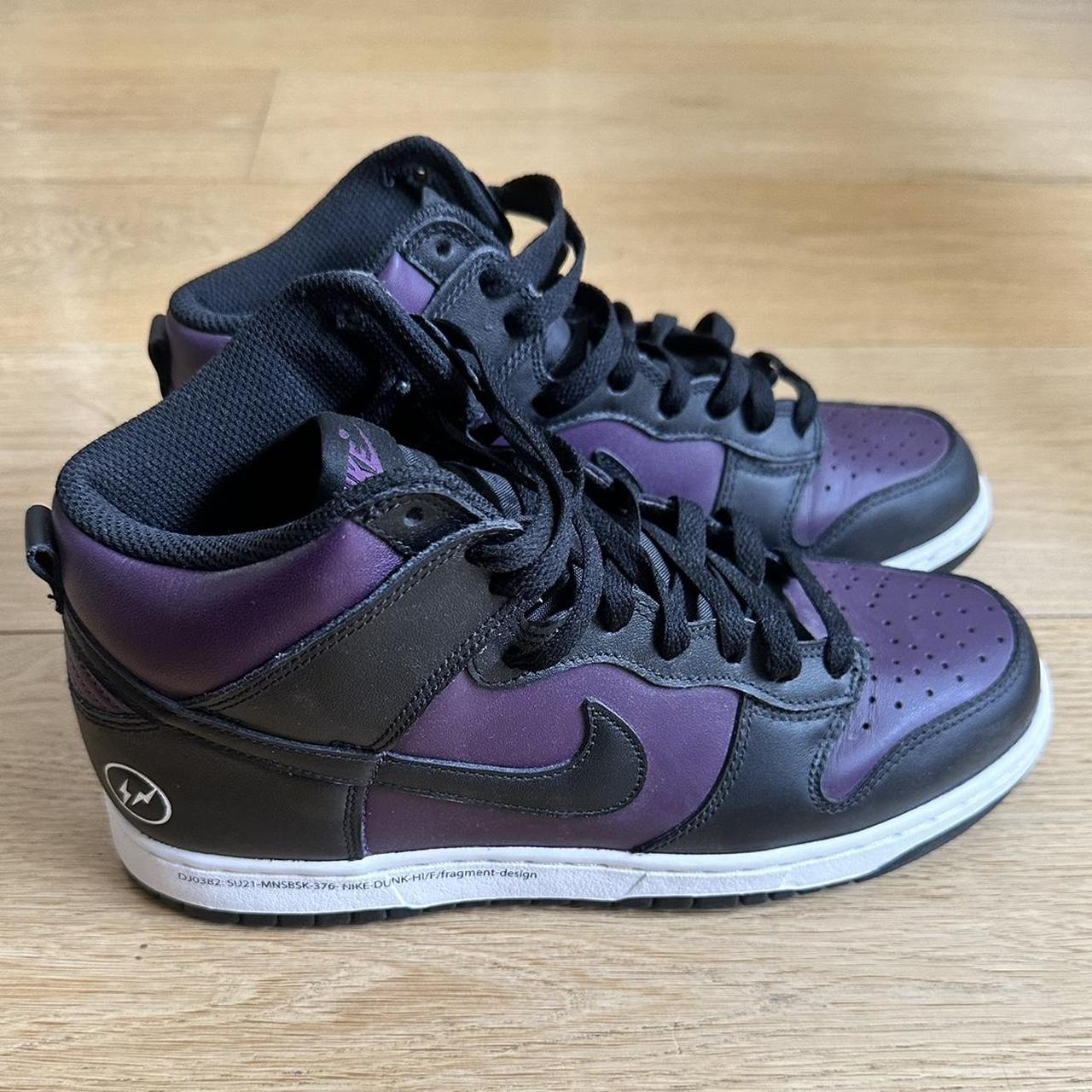 nike fragment purple