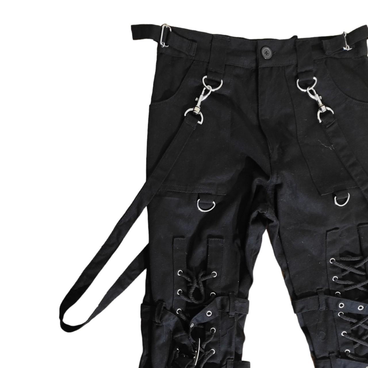 Death threads ladies Gothic punk trousers Size 28 - Depop