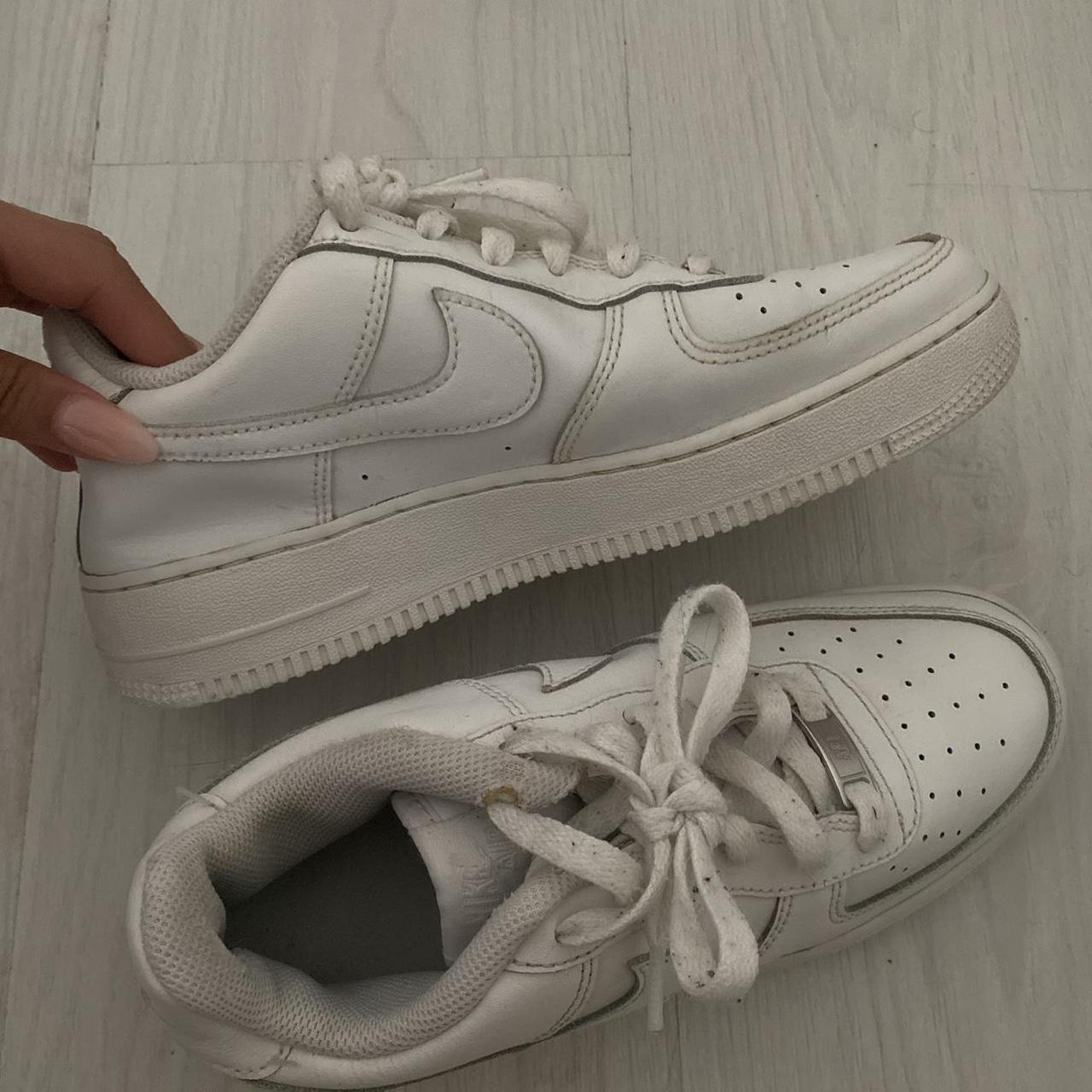 how to take care of white air forces