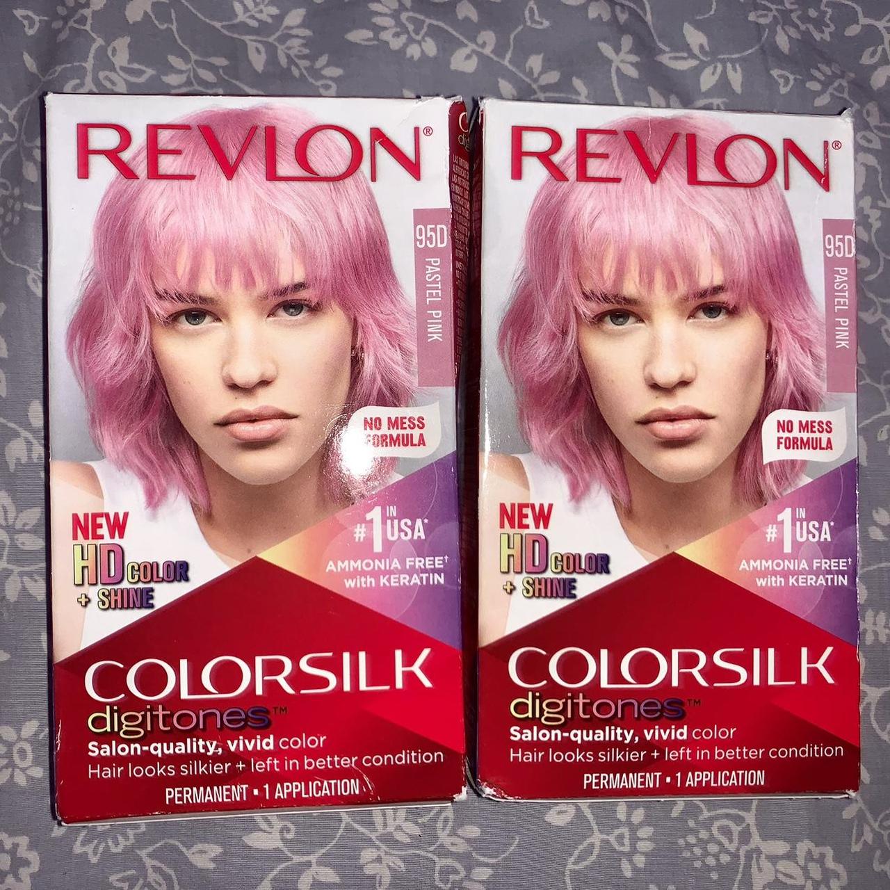 Revlon colorsilk pastel pink. One box is re-taped... - Depop