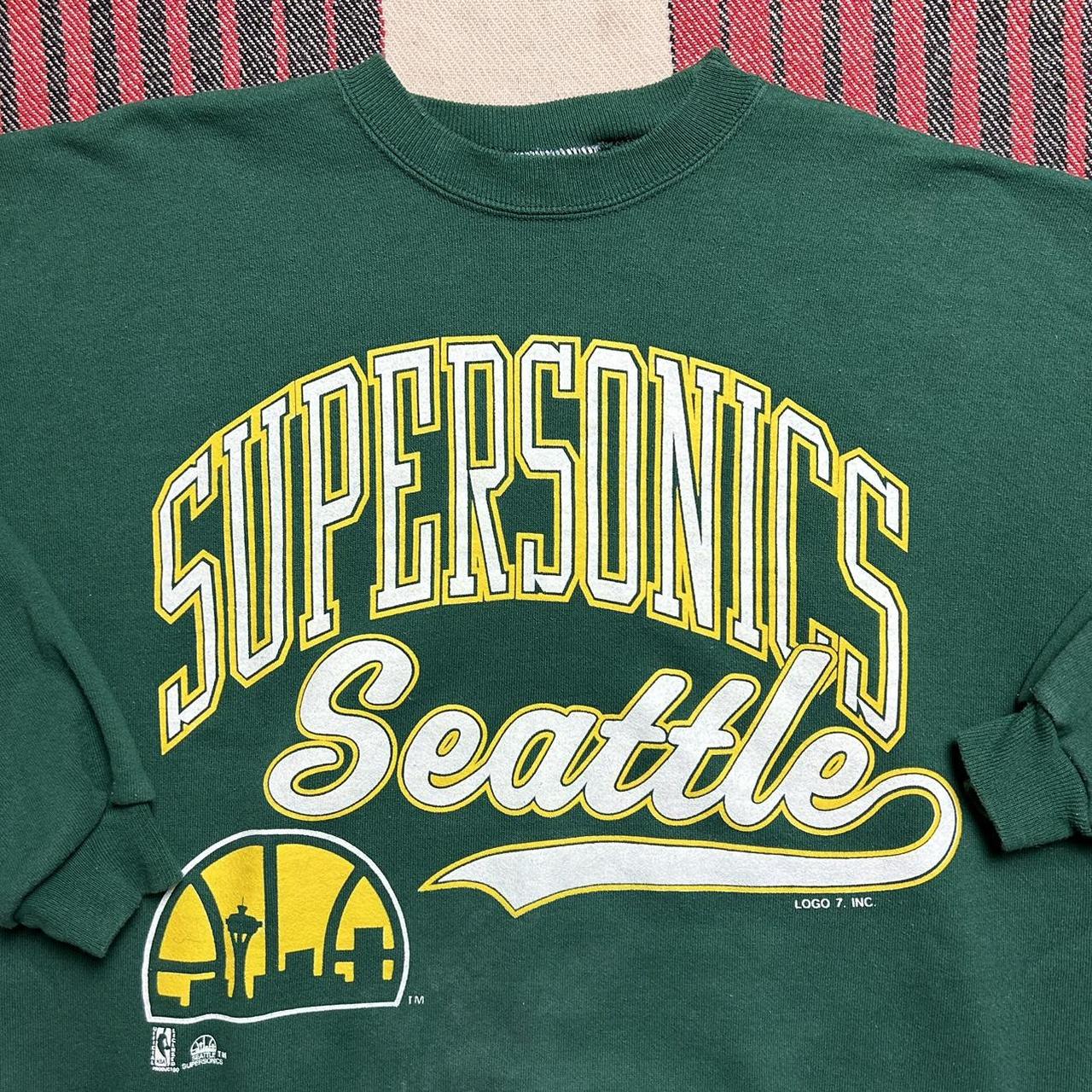 Seattle Supersonics Logo Sweatshirt For Women's Or Men's