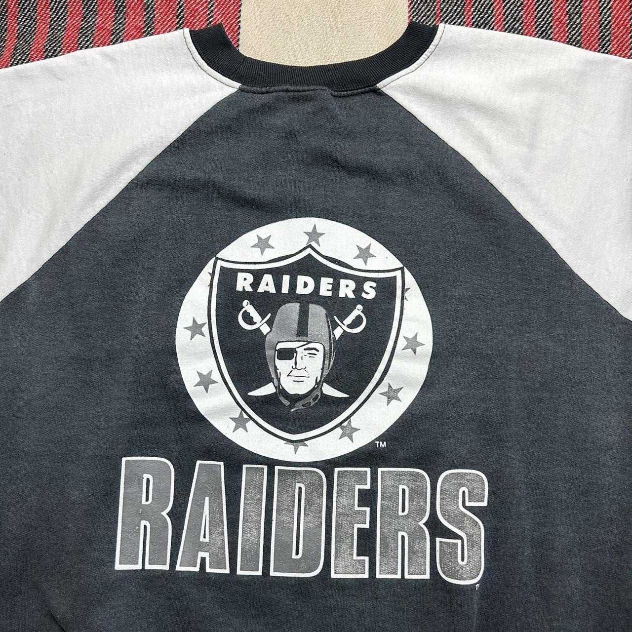 Vintage 1992 Los Angeles Raiders Hoodie Size XL - Depop