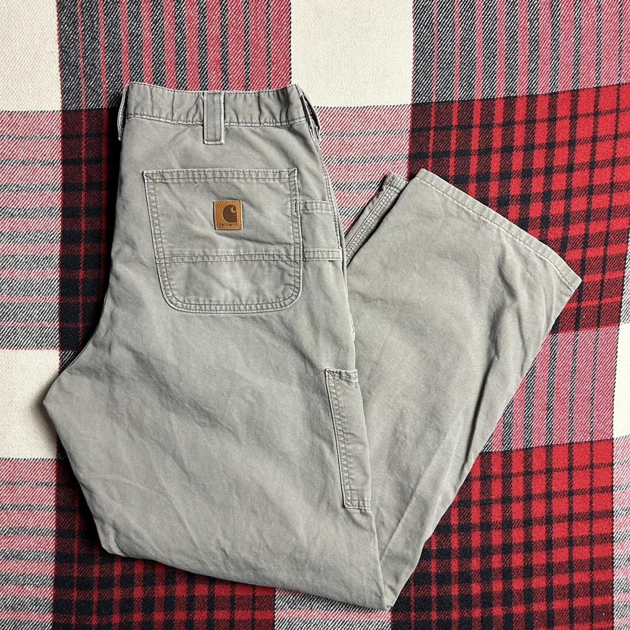 Y2K Carhartt Carpenter Skate Work Pants Measured... Depop