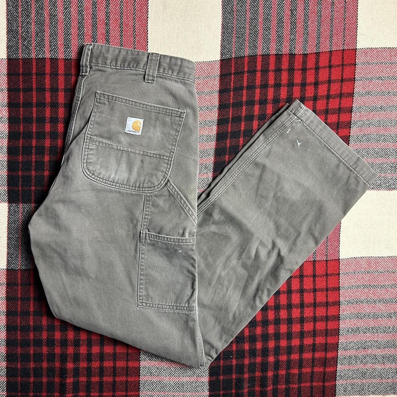 Vintage Y2K Carhartt Carpenter Pants Measured Size... Depop
