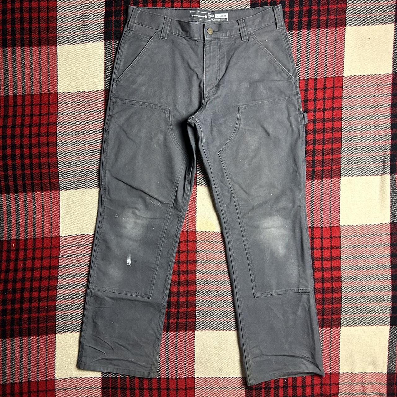 Y2K Carhartt Double Knee Work Skate Pants Measured... Depop
