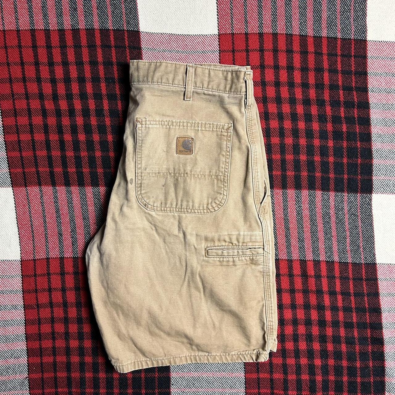 Vintage Y2K Distressed Levis Carpenter Shorts Size 34 Denim 