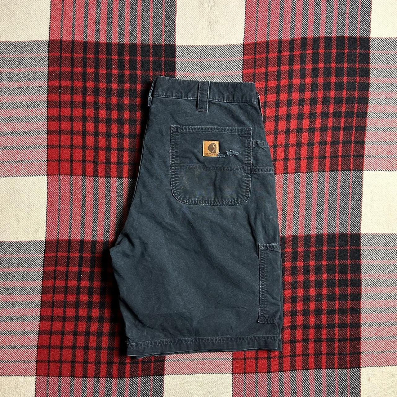 Vintage Carhartt Carpenter Shorts Measured Size Depop   P0 