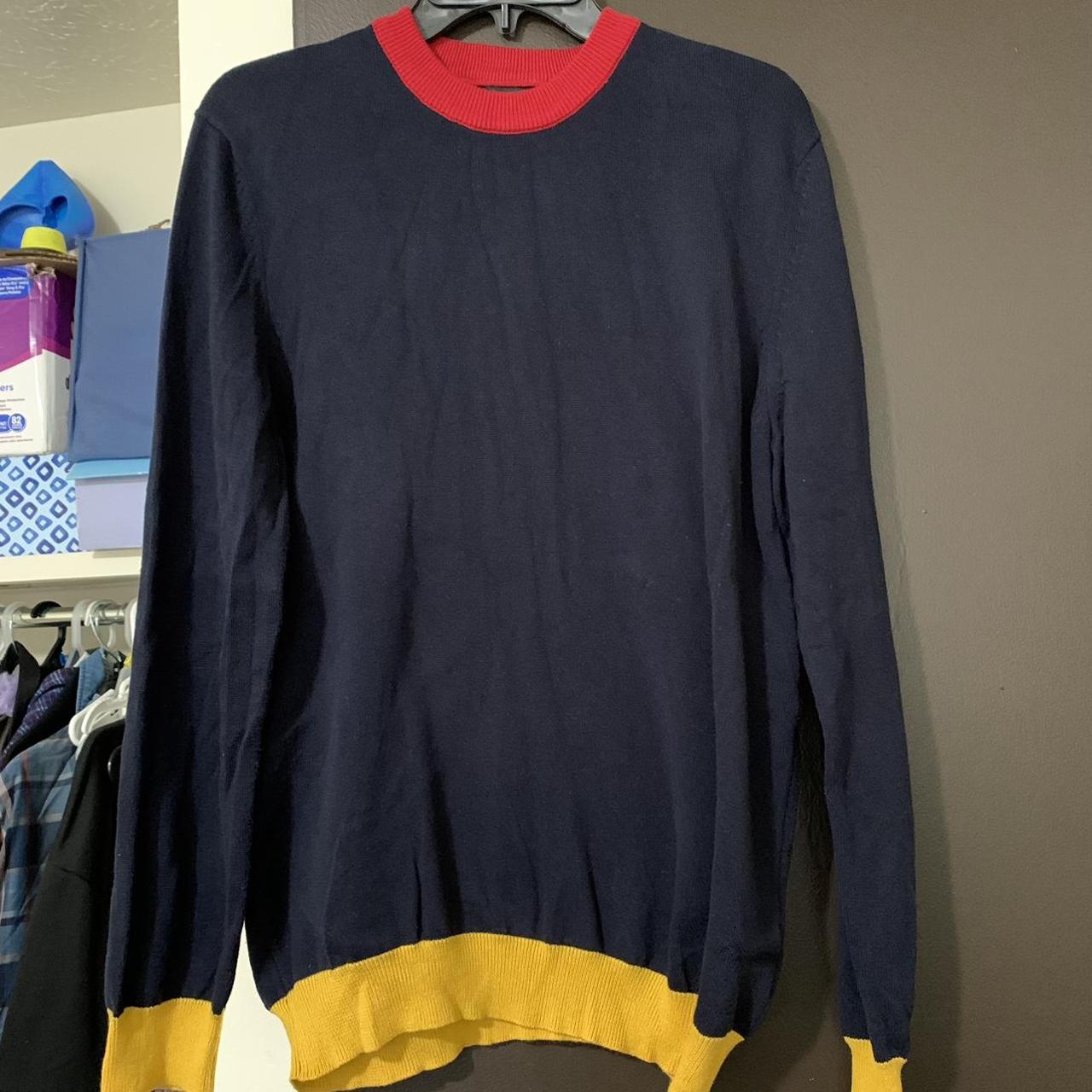 Primary color outlet sweater