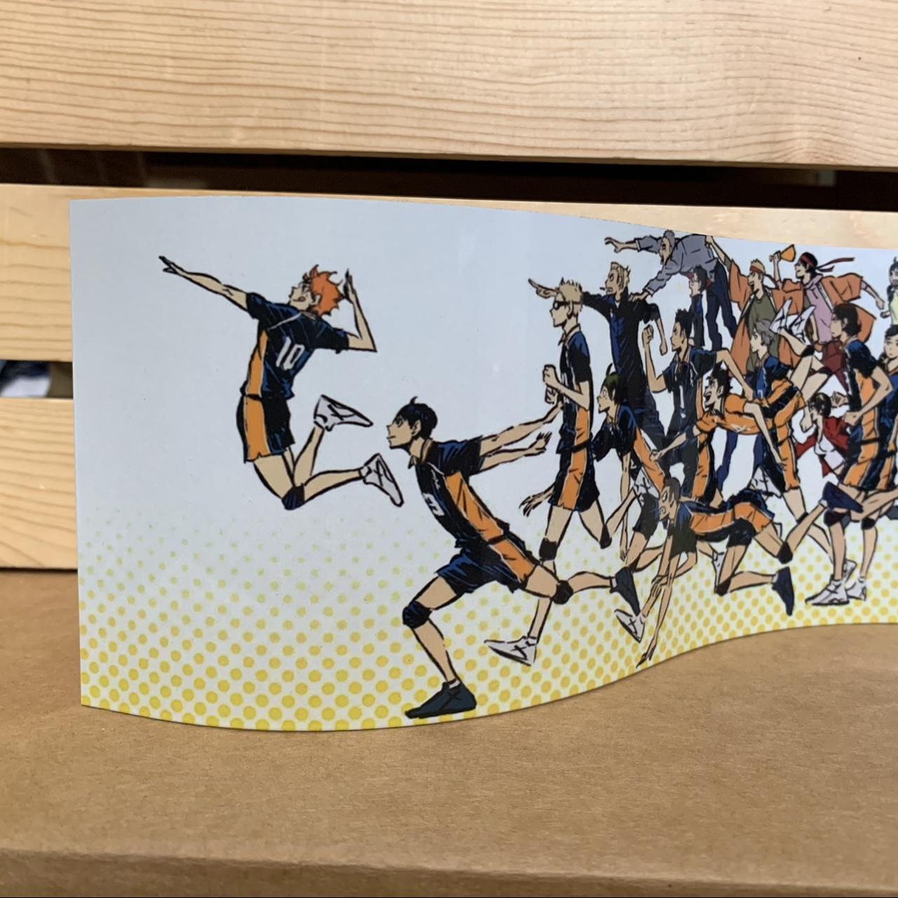 Metal panoramic of the Haikyu!! team/ about 4x12”/ - Depop