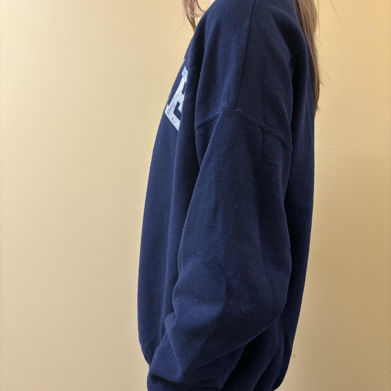 Pacsun Yale Est. 1701 crewneck sweatshirt in navy Depop