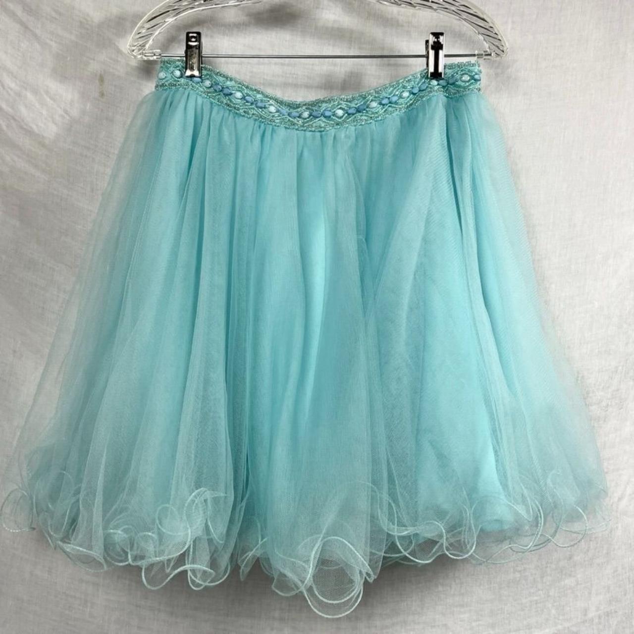 Light blue hotsell tutu skirt womens