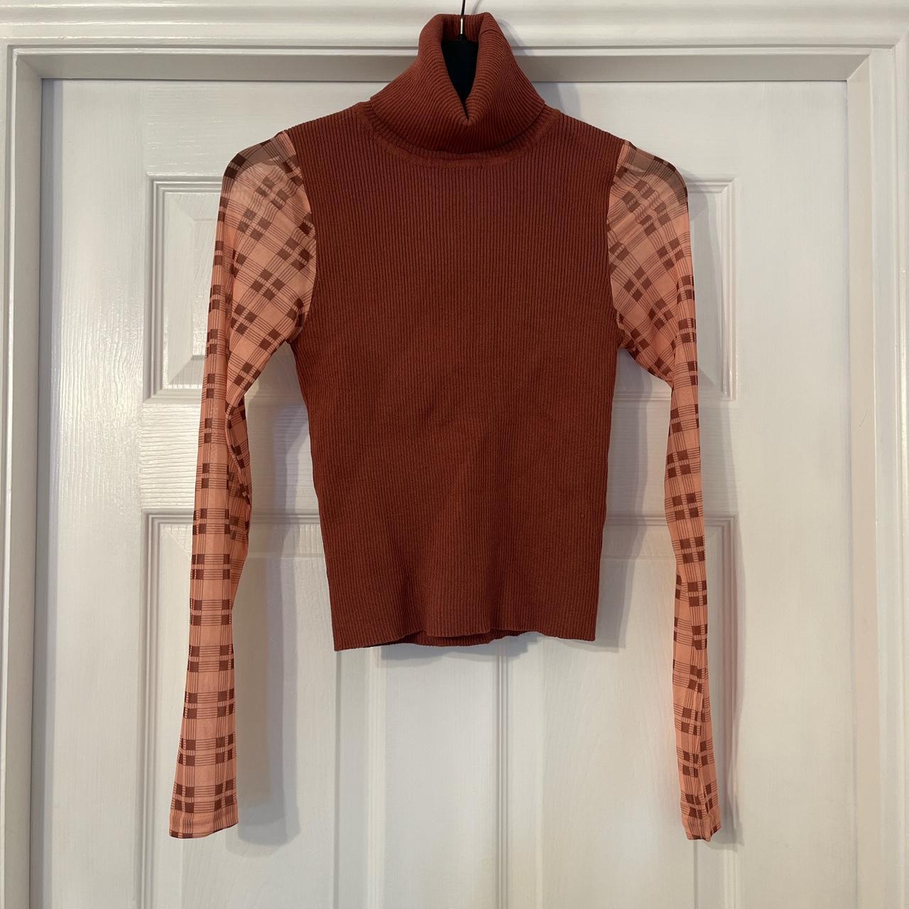 Topshop pink roll sales neck jumper