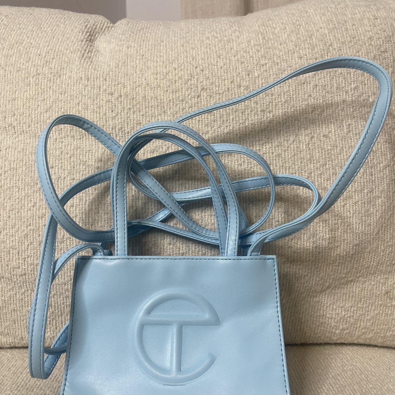 Telfar Women's Blue Bag | Depop