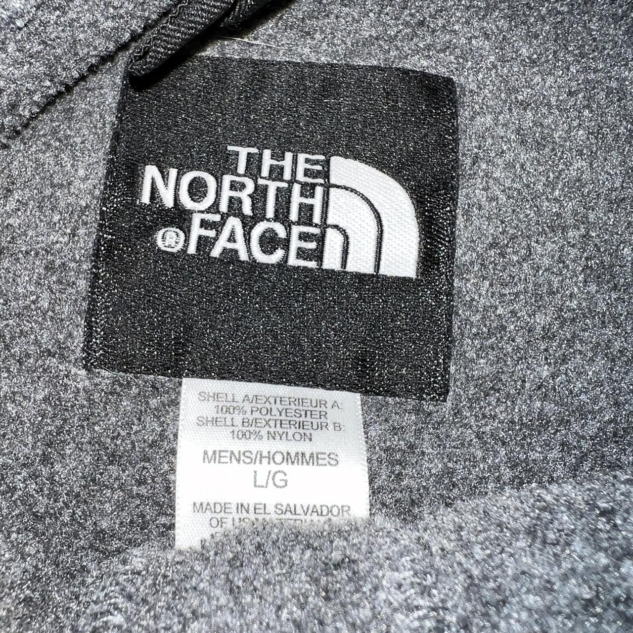 vintage grey north face fleece size large but fits... - Depop