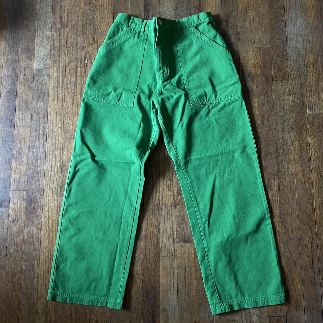 Big Bud Press, Green Work Pants, Size L (SAMPLE... Depop