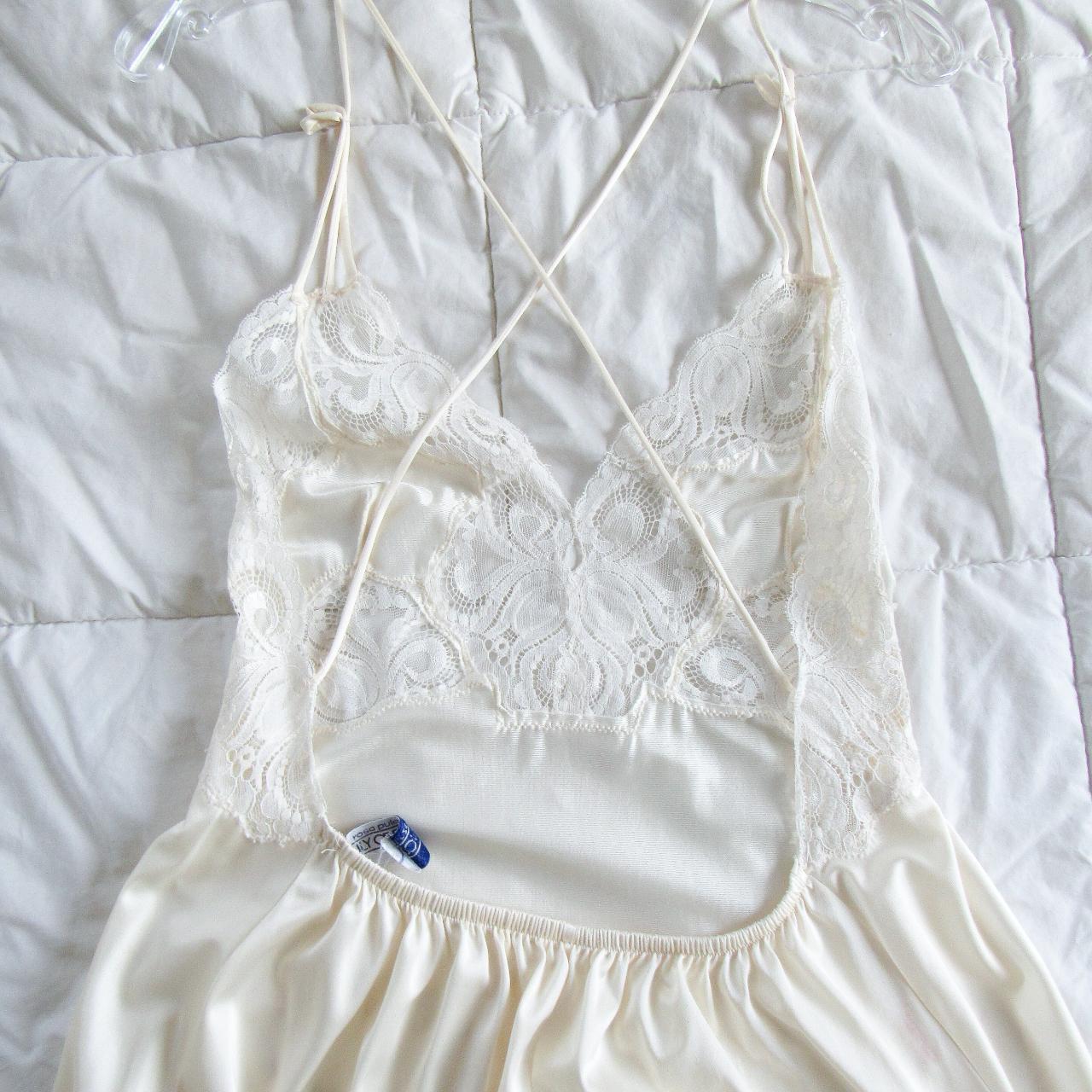 VINTAGE 1970s LILY OF FRANCE Lingerie Slip Dress In Depop