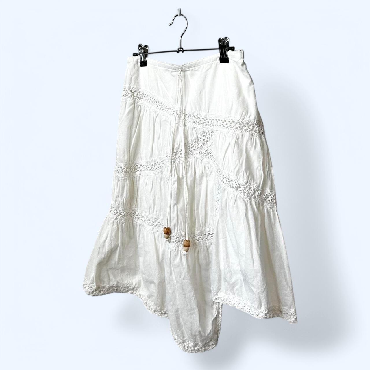 Vintage Women's Casual Skirt - White - S – VINTAG… - image 1