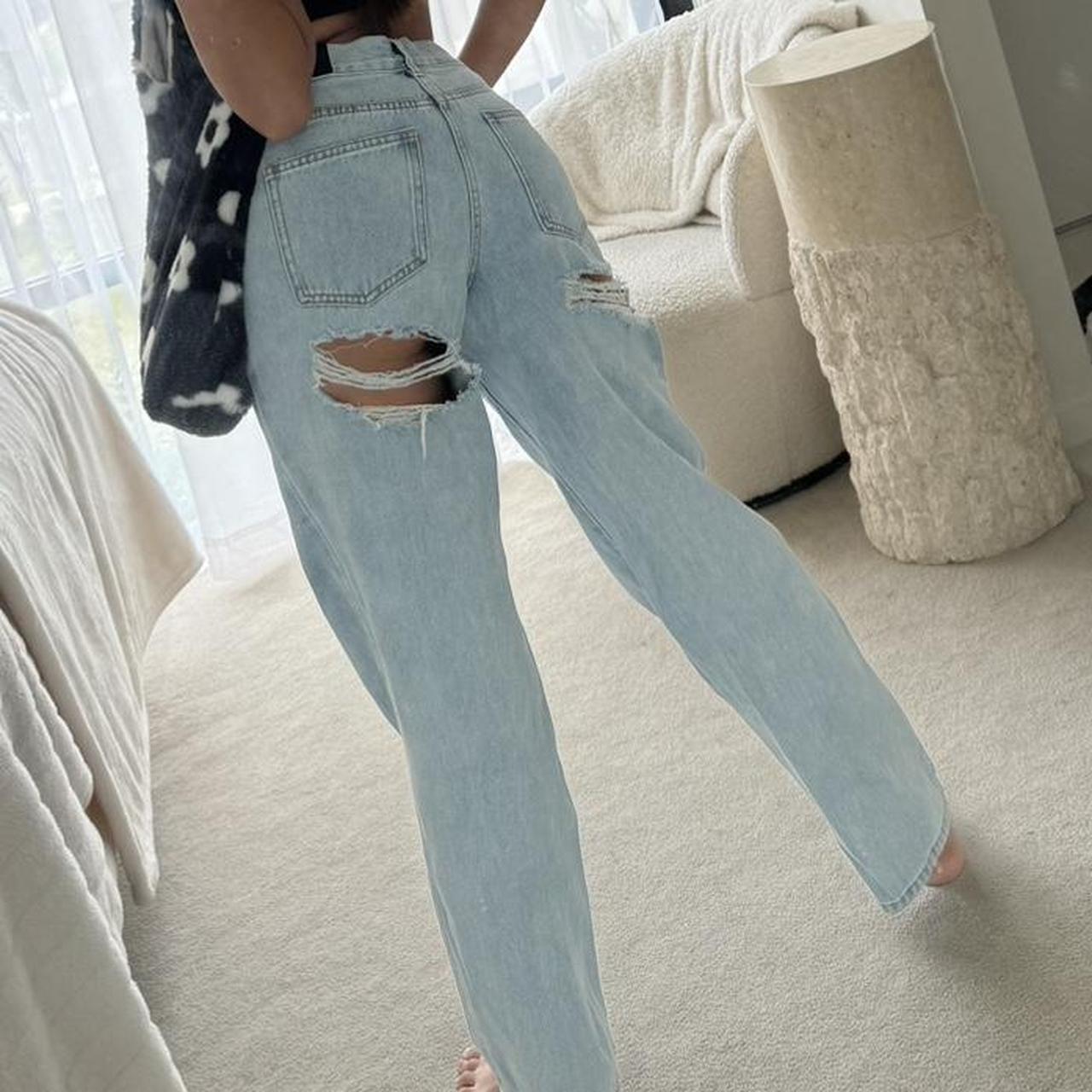 Glassons. Ripped denim jeans (under bum rips). Never... Depop