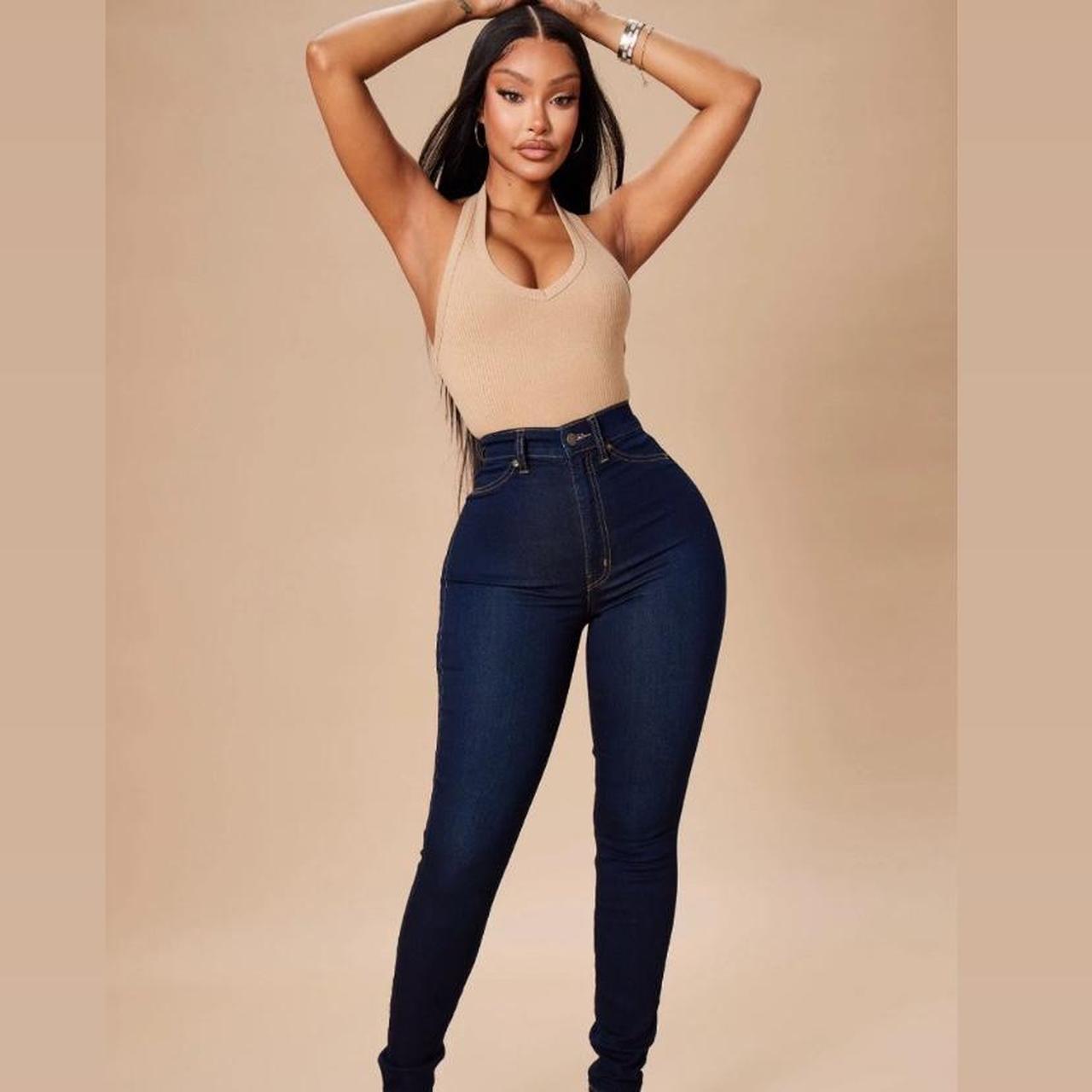 Fashion nova high waisted skinny jeans Size 15 since