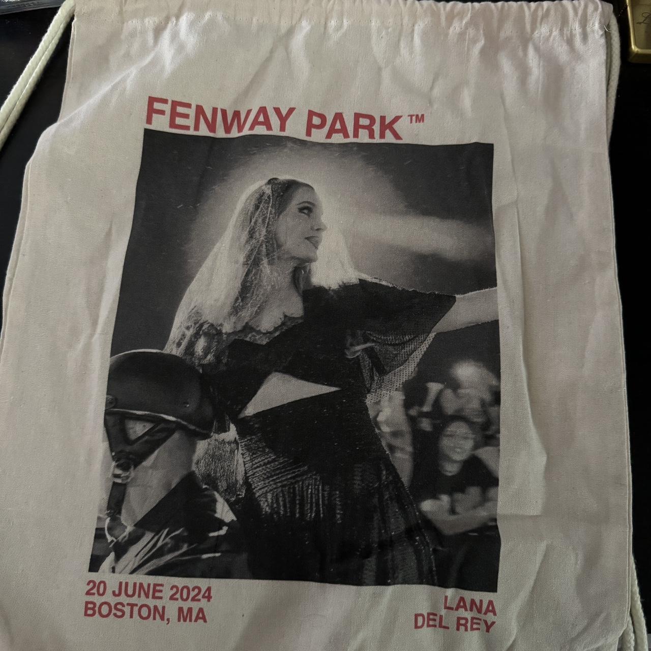 Lana del rey fenway merch Drawstring bag, bought... Depop