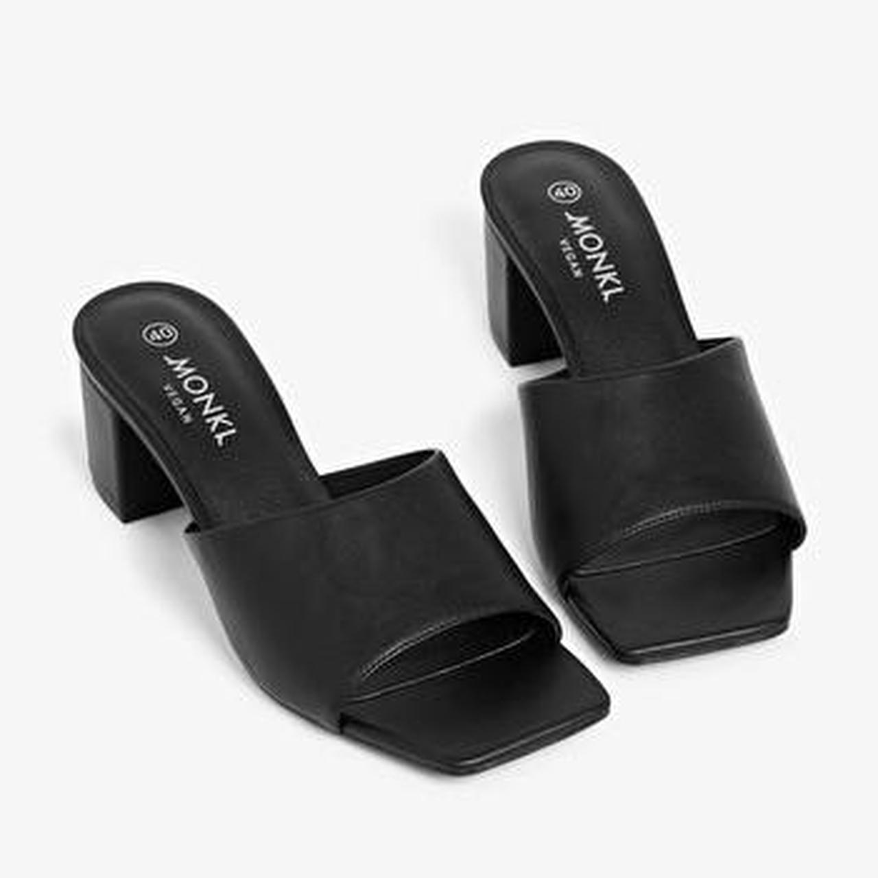 Monki Women's Black Mules Depop