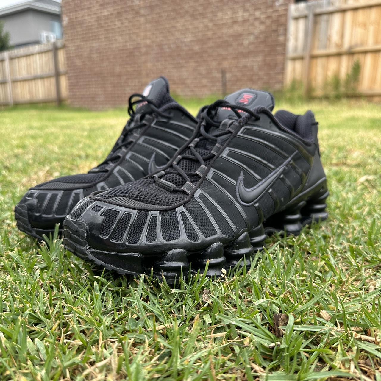 nike shox tl black men's