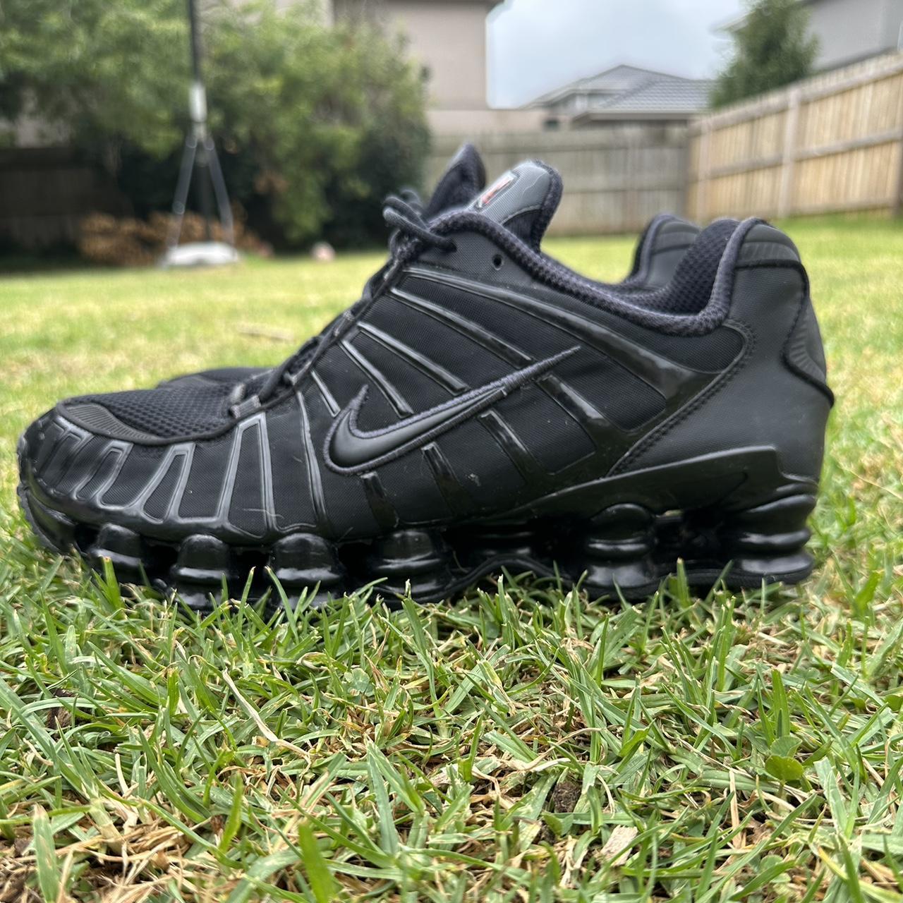 nike shox tl black men's