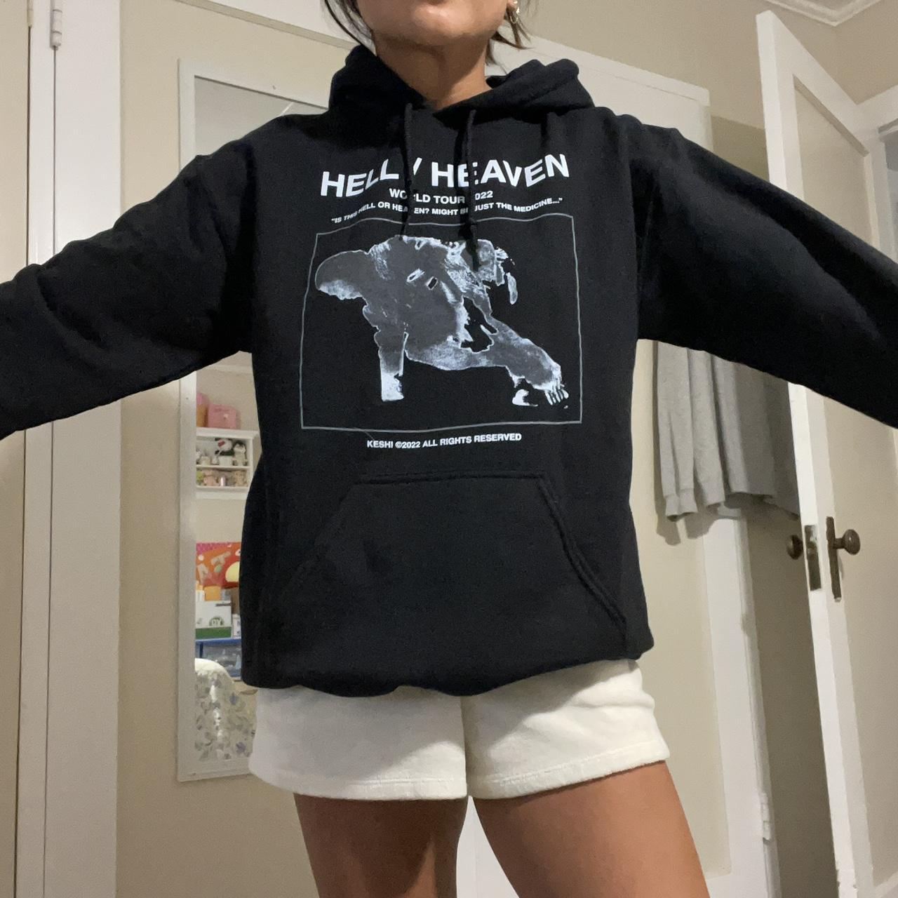 KESHI HELLO / HEAVEN 2022 フーディ Keshi Hell Heaven Tour 2022 Merch Hoodie Unisex Fashion